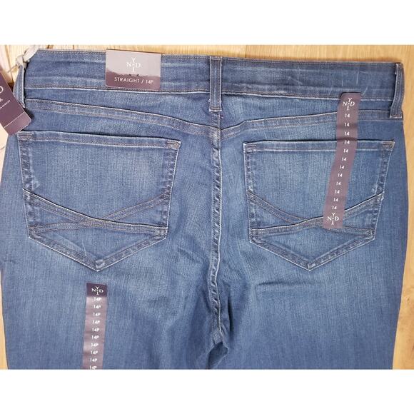 NWT's-Not Your Daughter's Jeans Straight Leg Lift Tuck Sliming Fit Denim Sz 14P - Picture 5 of 15
